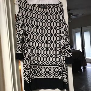 Cold shoulder tunic
